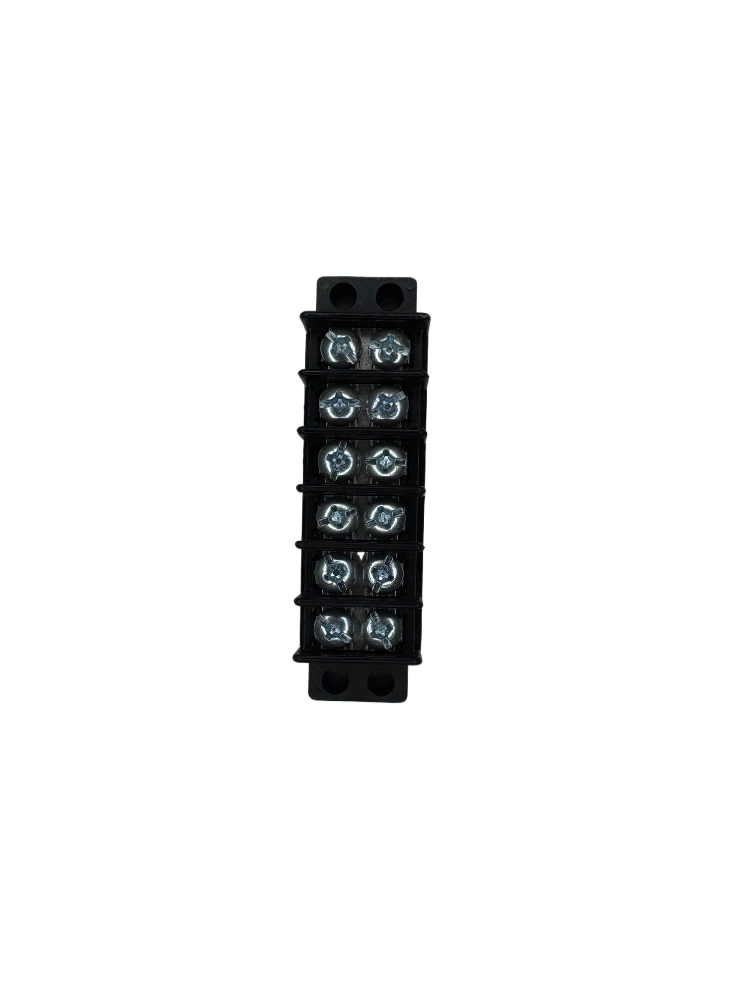 Light Duty Terminal block with six poles meant to join two or more circuits together