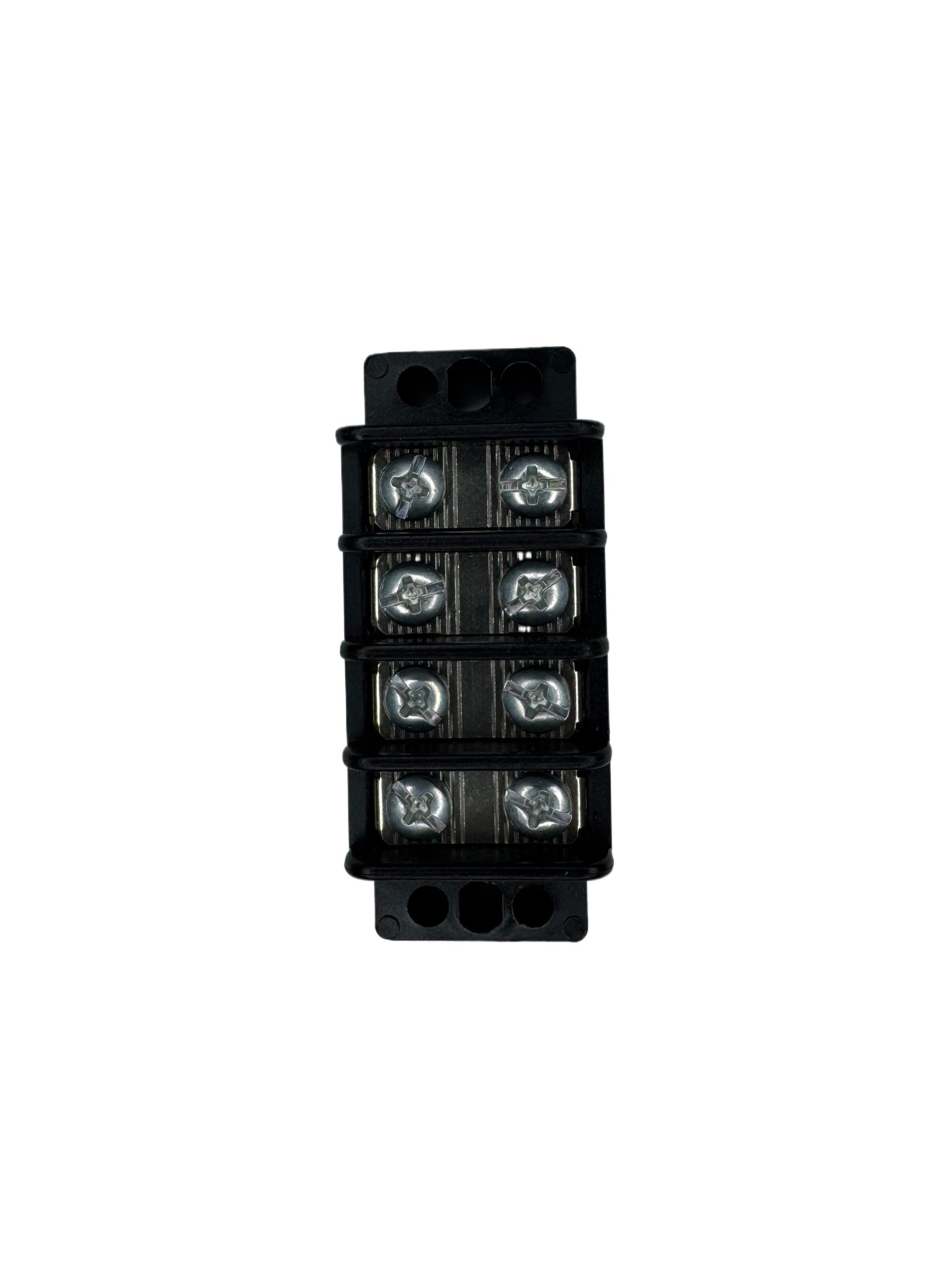 Terminal block with four poles meant to join two or more circuits together