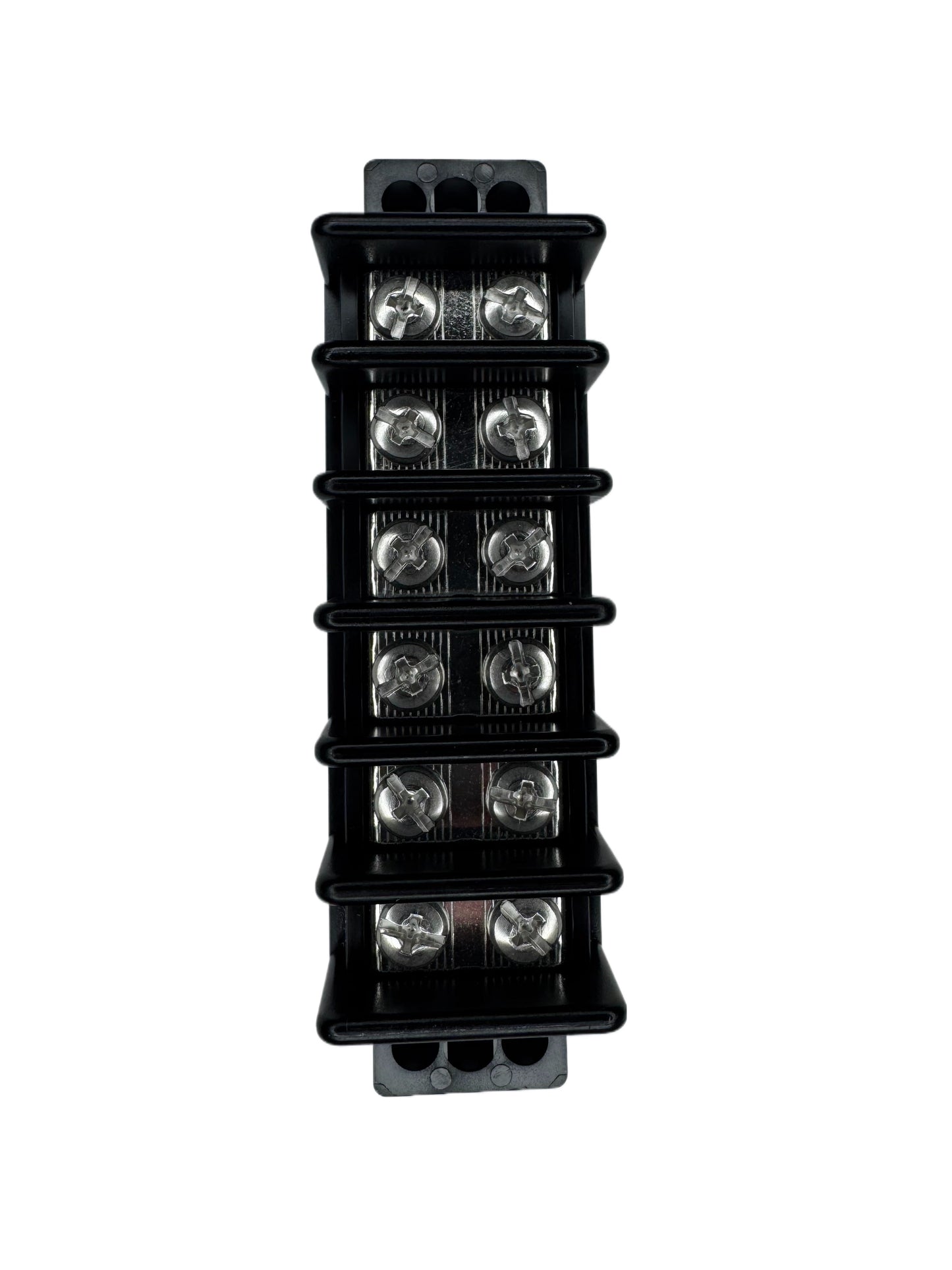 Terminal block with six poles meant to join two or more circuits together