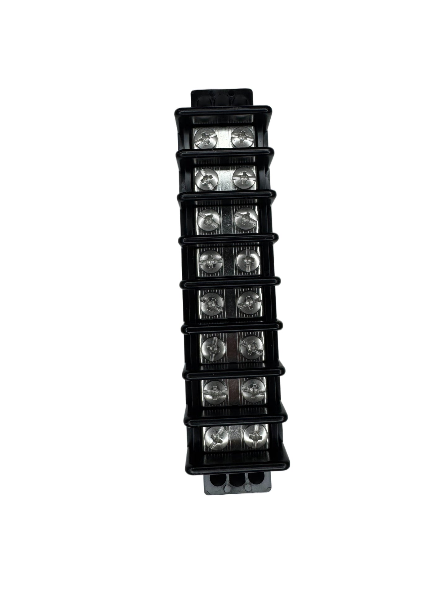 Terminal block with eight poles meant to join two or more circuits together