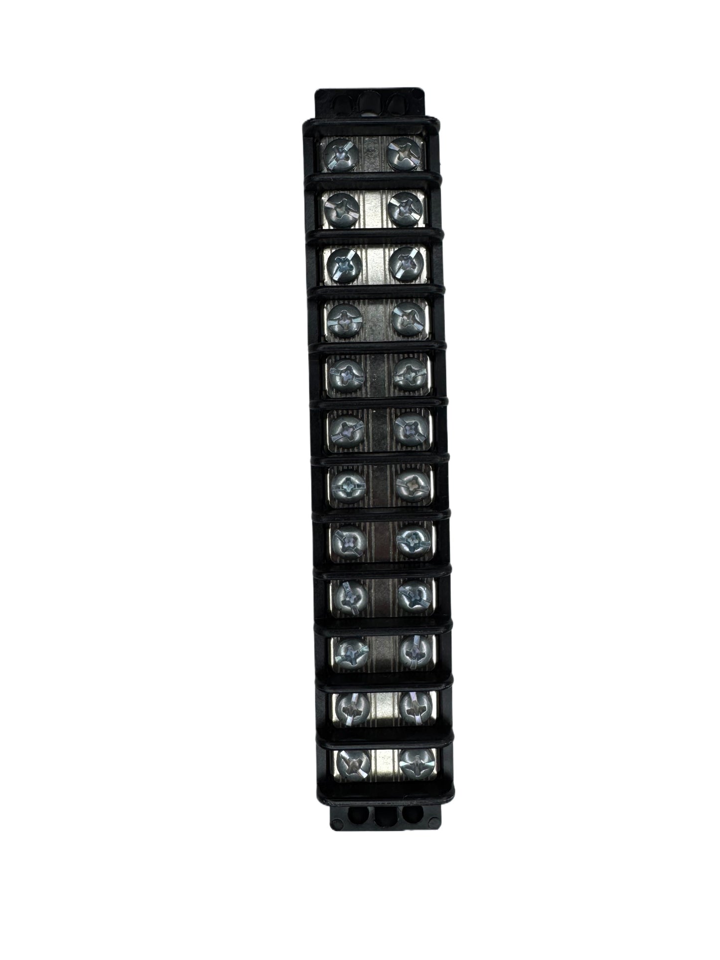 Terminal block with twelve poles meant to join two or more circuits together