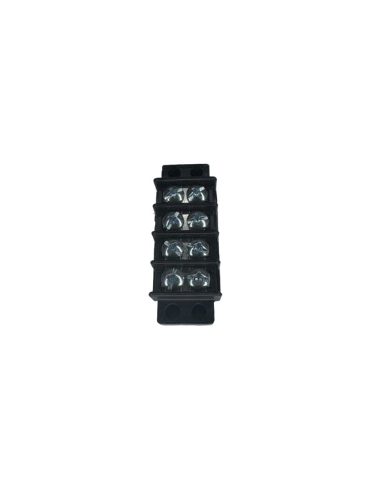 Light Duty Terminal block with four poles meant to join two or more circuits together