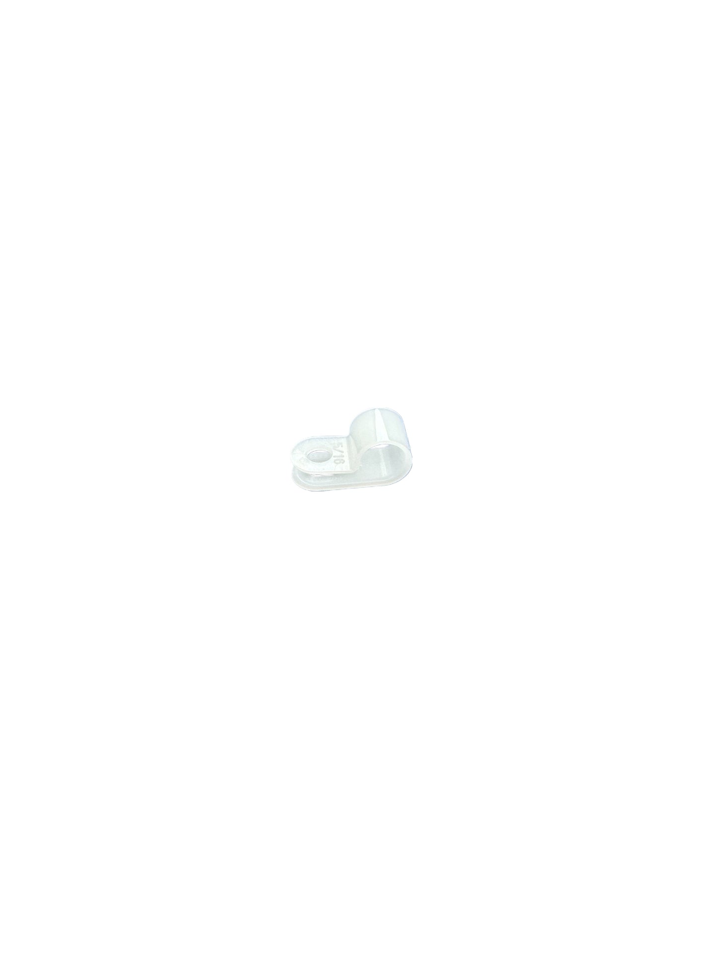 5/16" ID Nylon Cable Clamp Natural