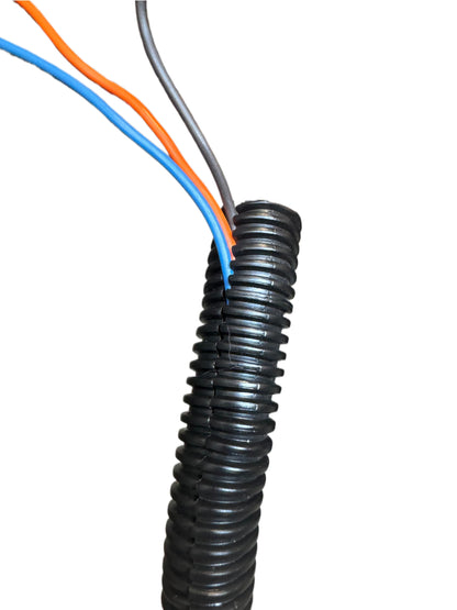 1.5" Split Loom Tubing Black
